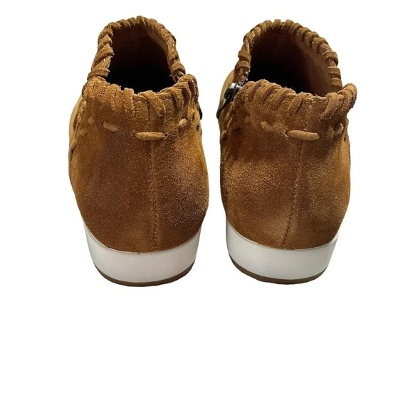 Antelope Womens J63 Scotty Suede Leather Booties EU 40 US 9 Cognac Brown - Picture 6 of 14